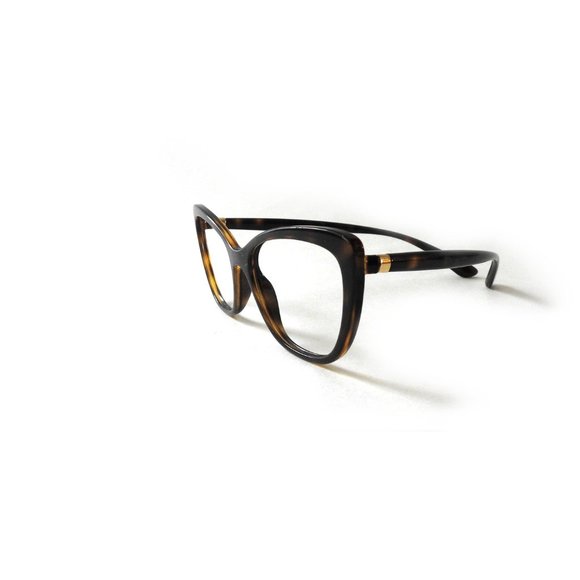 Women's Dolce &Gabbana Tortoise Shell Acrylic Prescription Eyeglasses Frame - Picture 3 of 7